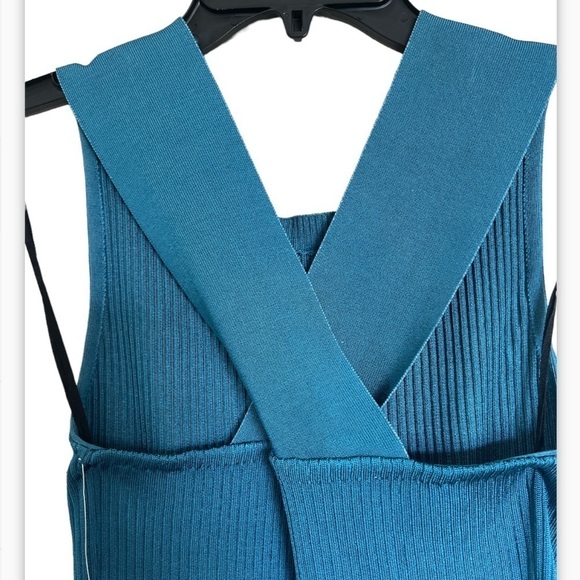 Rachel Roy Crossback Tank Top in Mermaid Ocean - Picture 4 of 4